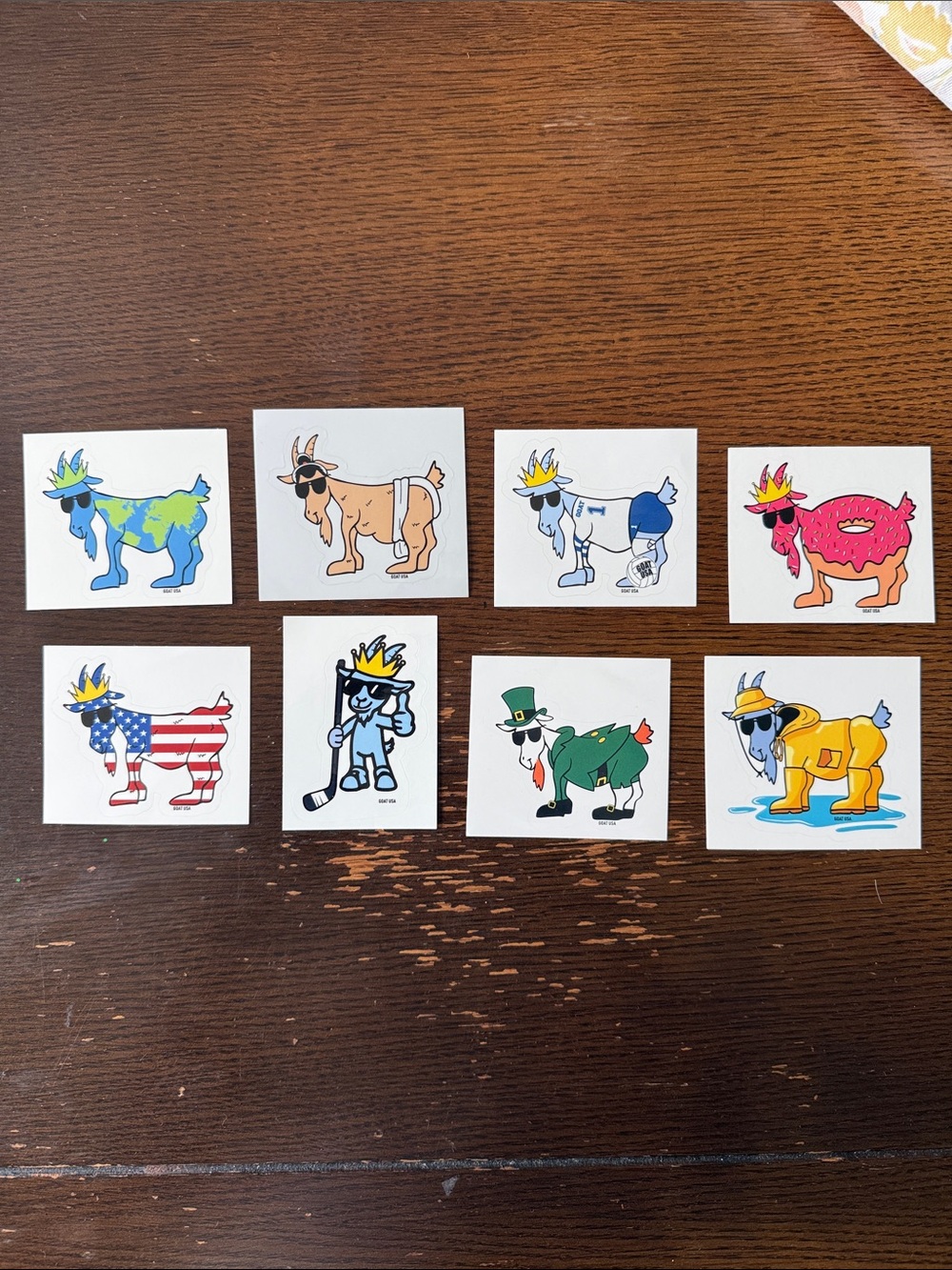 GOAT USA Sticker bundle - set of 8!